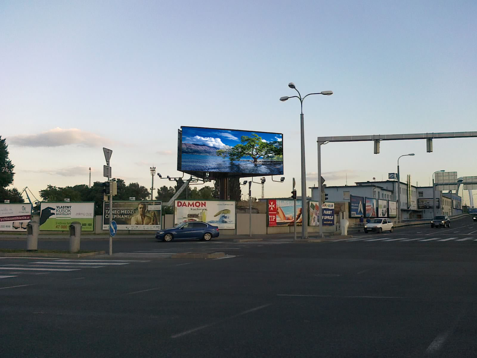 advertising screen