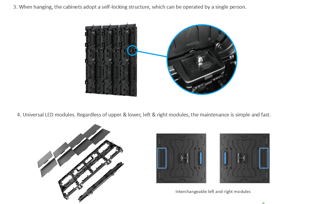 High quality LA series Rental LED display screen (6)