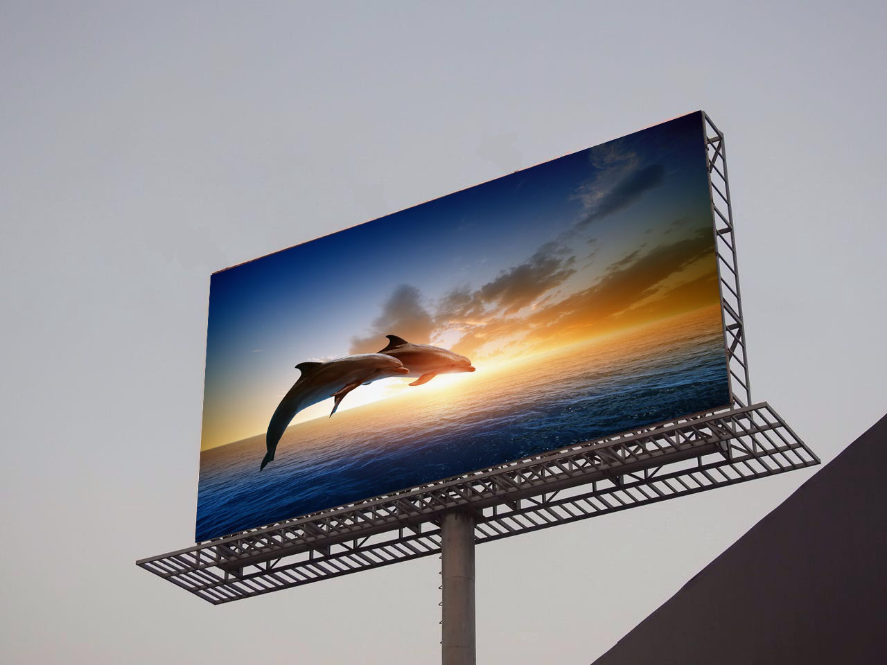outdoor screen for advertising